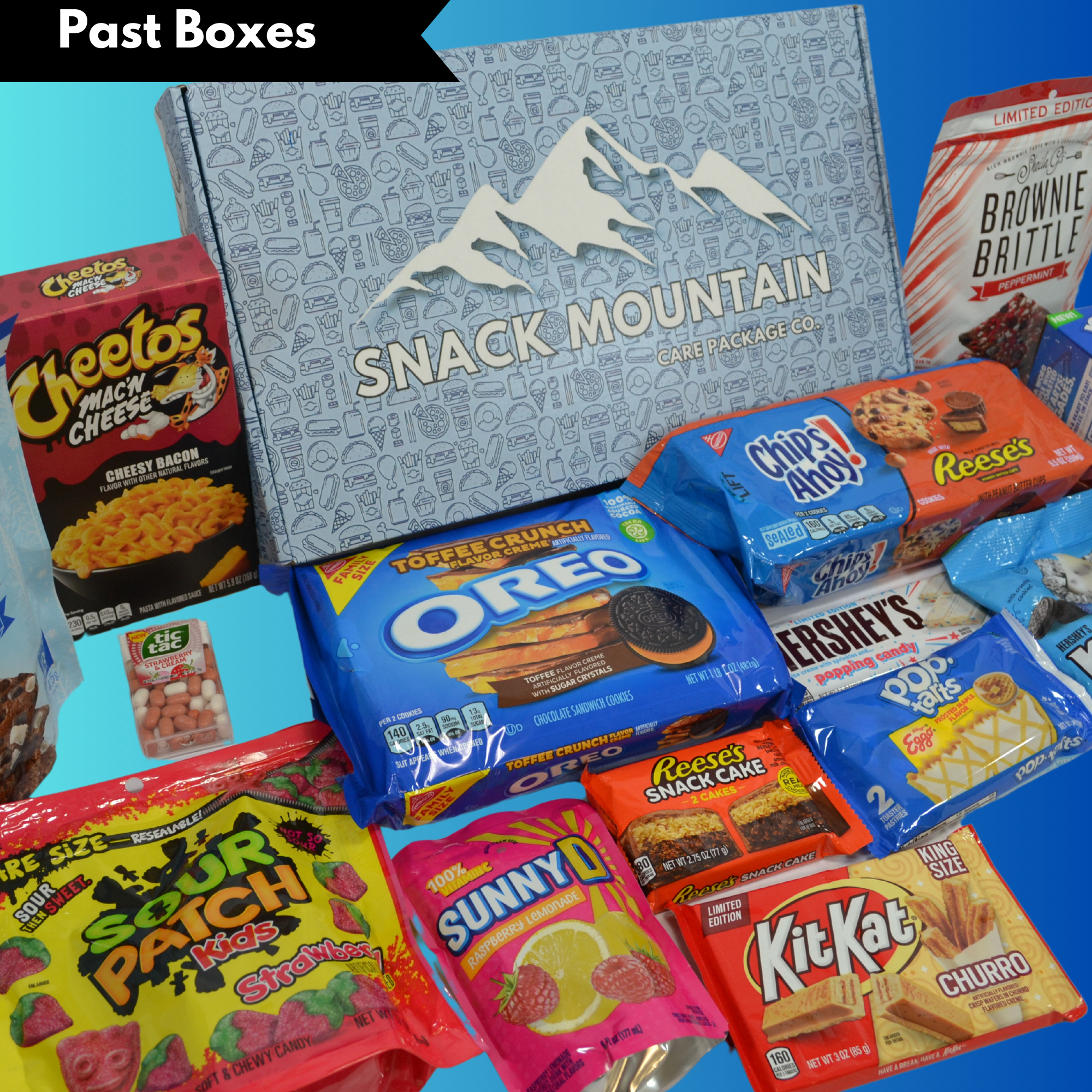 Snack box variety pack for adults