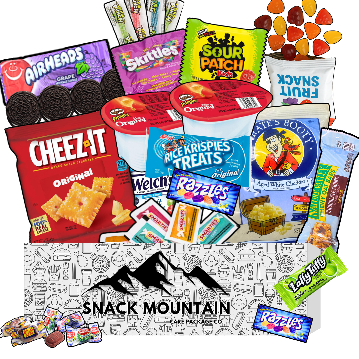 Snack Mountain peanut-free 25-count variety snack gift box