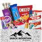 Snack Mountain boxed snacks, snack care package filled with brand favorite snacks, 15-count.