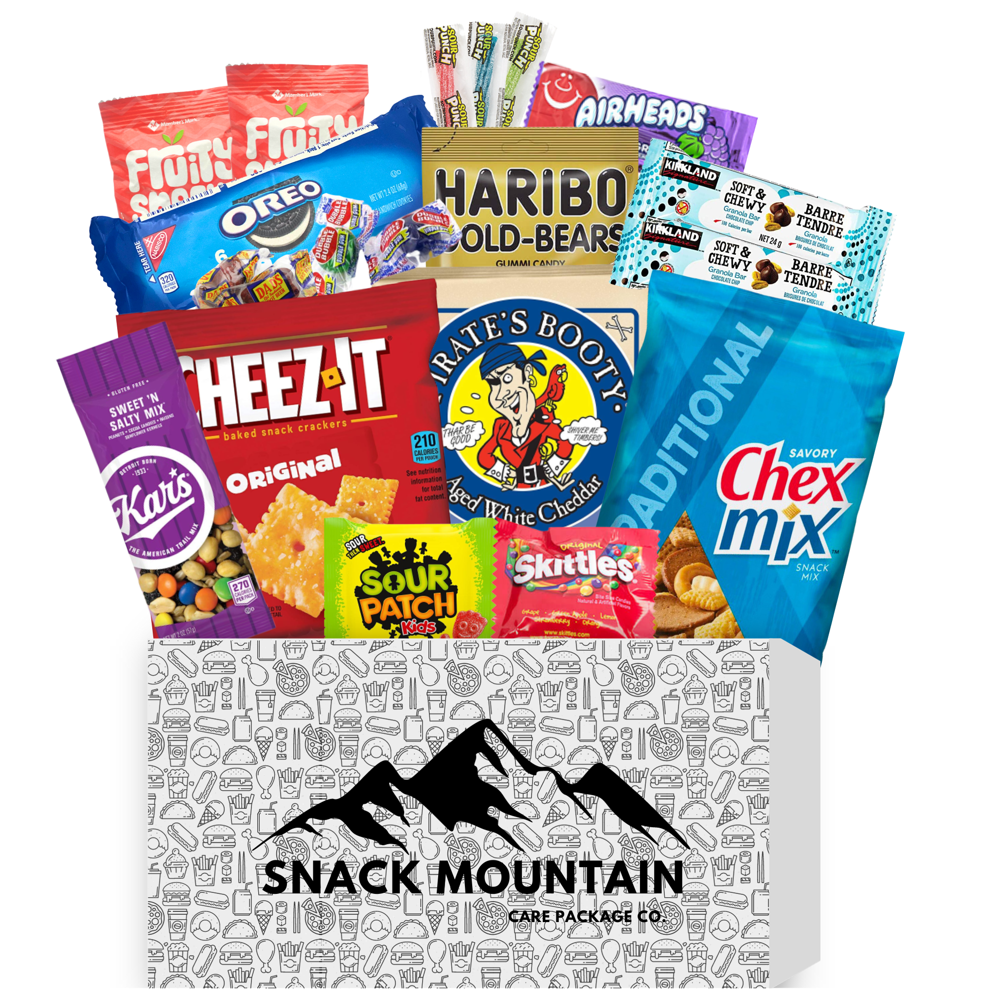 Snack Box Remix - |  20 Count Hand-Packed Care Package - snackmtn